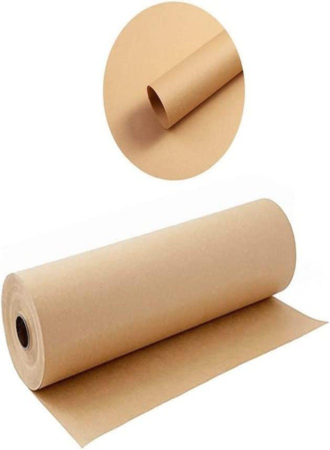 MALANI STORES Paper Roll Ideal for Packing, Moving, Gift Wrapping, Postal, Shipping, Parcel, Wall Art, Crafts, Bulletin Boards, Floor Covering, Table Runner Brown 18inch X 5 Meter - Image 2
